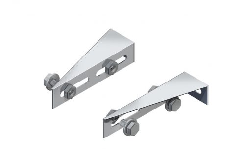 DW 25 Verlängerung für Wandbefestigung 60-110 mm für Ø130 + 150