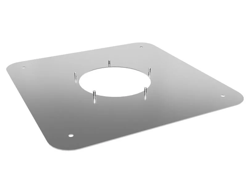 Quadratische Schraubplatte 400 x 400 mm für Airjekt® 1 Top 23 M100008